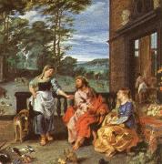 Peter Paul Rubens Christ at the House of Martha and mary oil painting on canvas
